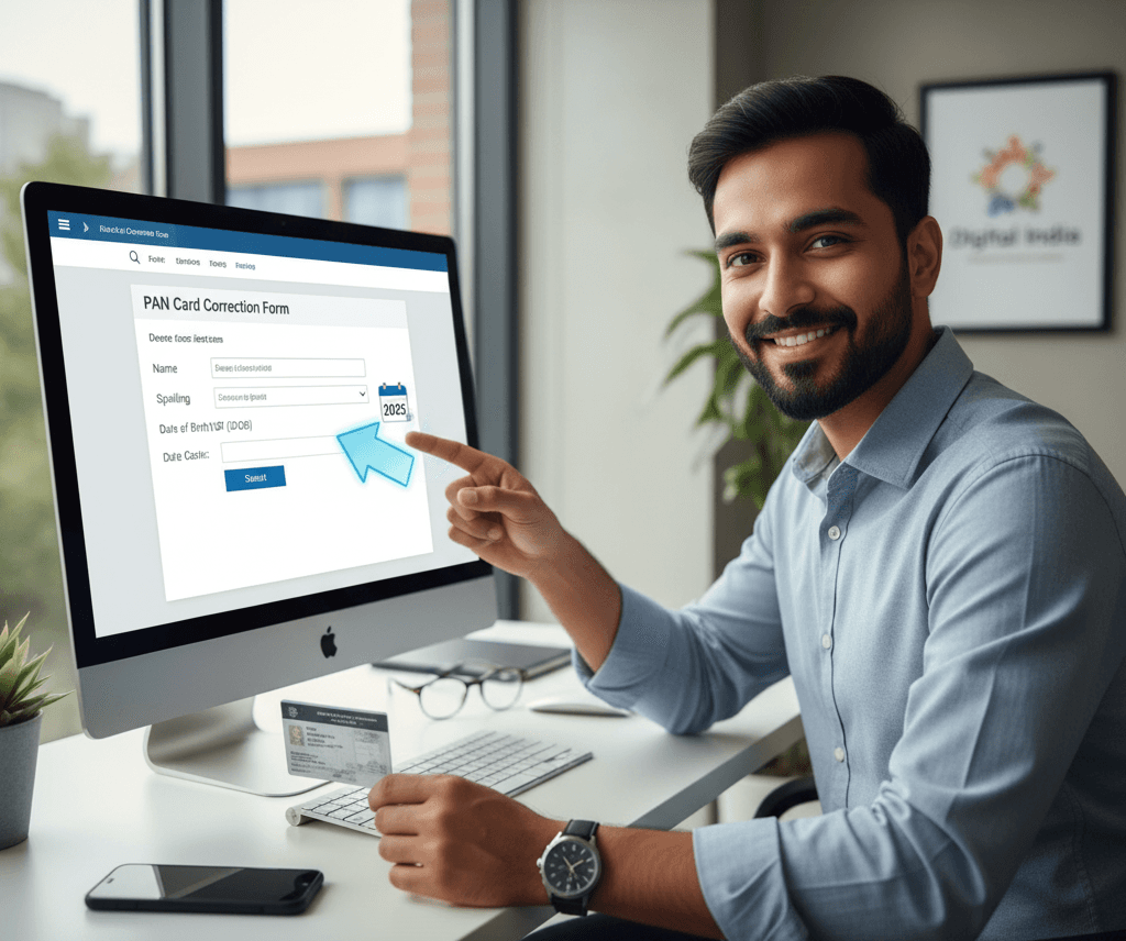 How to Correct Name, Spelling & DOB in PAN Card Online (2025 Guide)